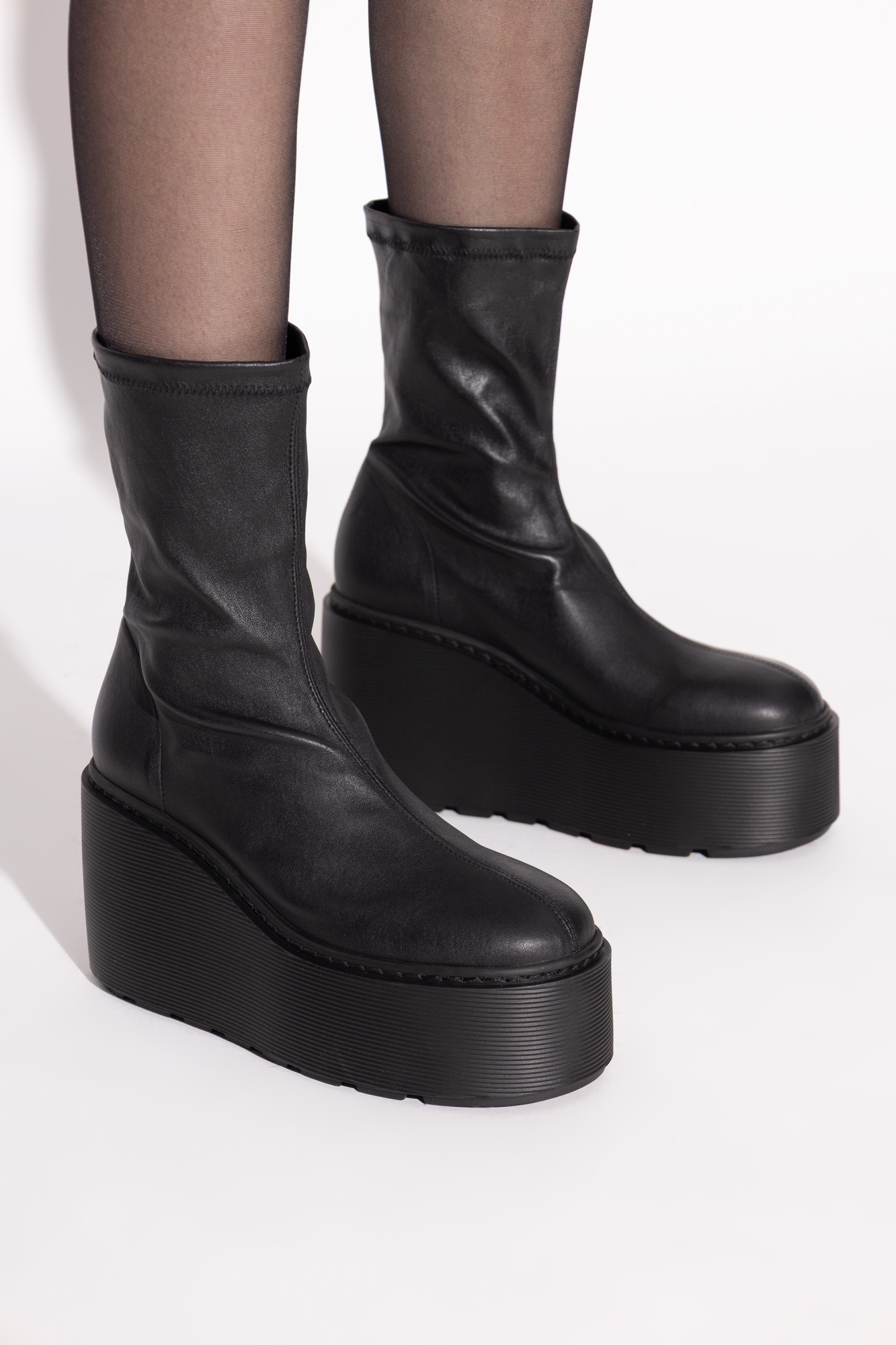 Vic Matie Leather wedge ankle boots | Women's | Vitkac